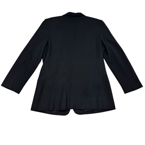 Herman Geist Vintage Academia Preppy Embroidered Crest Wool Blazer Women's SZ 10 - Picture 3 of 7